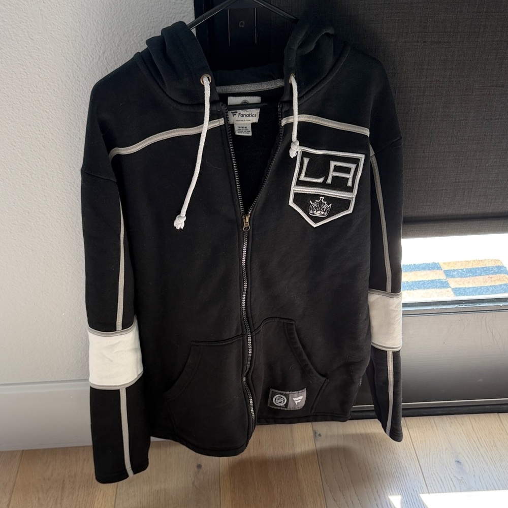Fanatics Los Angeles Kings Black Hoodie Logo Size Medium